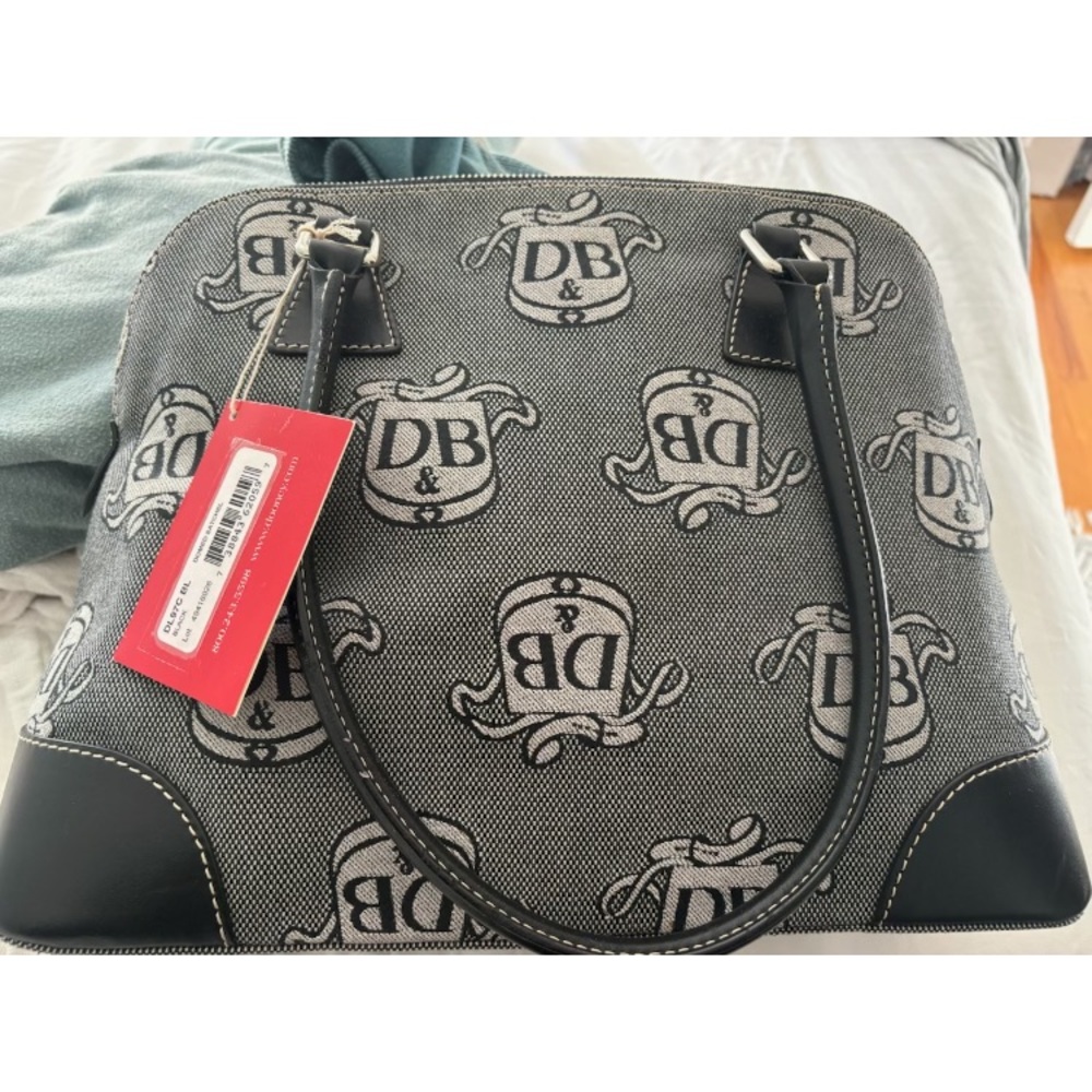 Dooney & Bourke Black and Gray Satchel